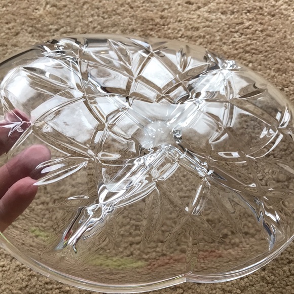 GORHAM Lady Anne Crystal Relish Dish - Picture 7 of 10